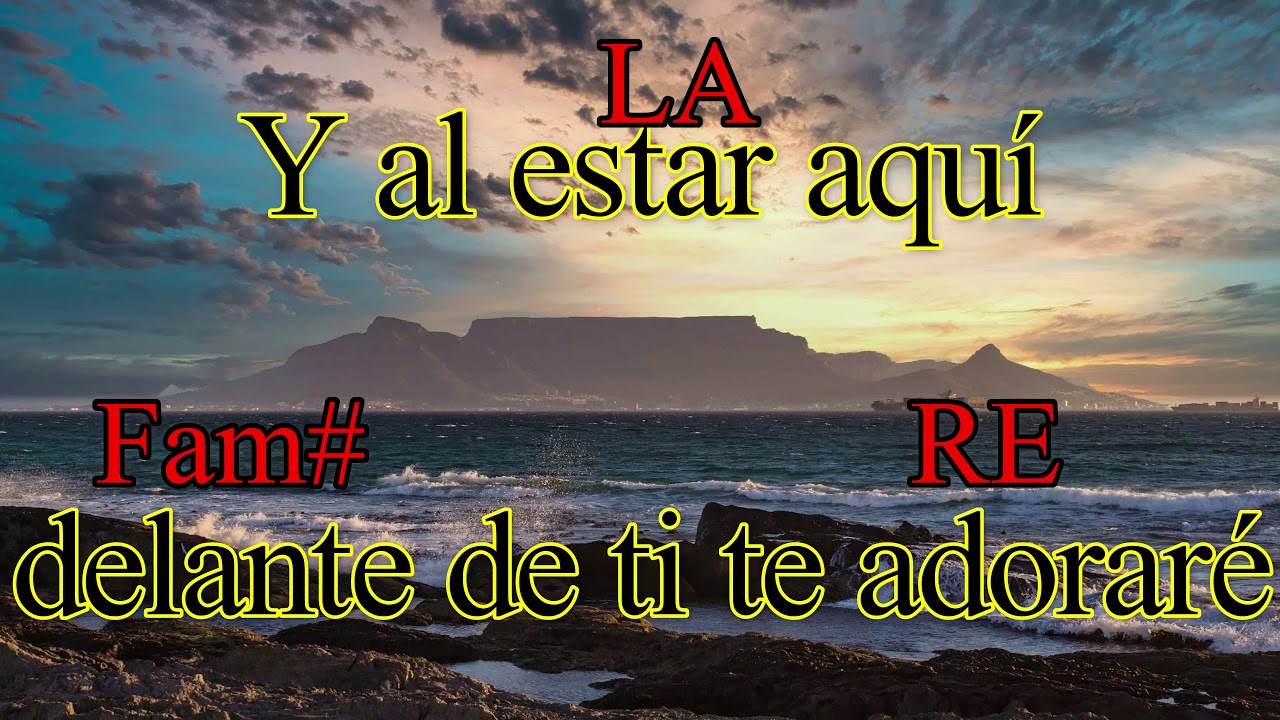 Al estar aquí - Acordes - Danilo Montero