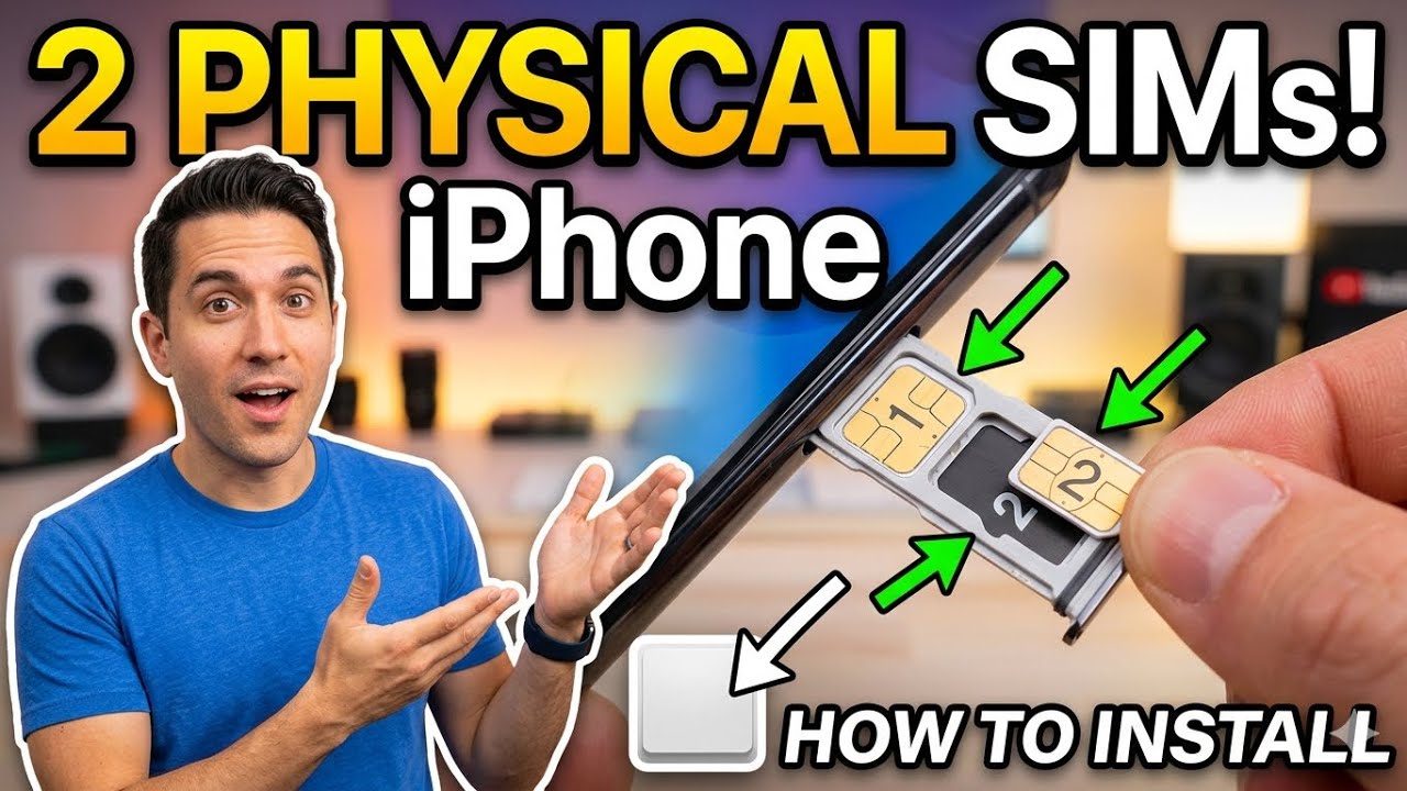 আপনি কি যানেন আপনার IPHONE এ দুটি সিম কার্ড একসাথে ব্যবহার করা যাই ? 😲 না জানলে এখনই ভিডিও টি দেখুন