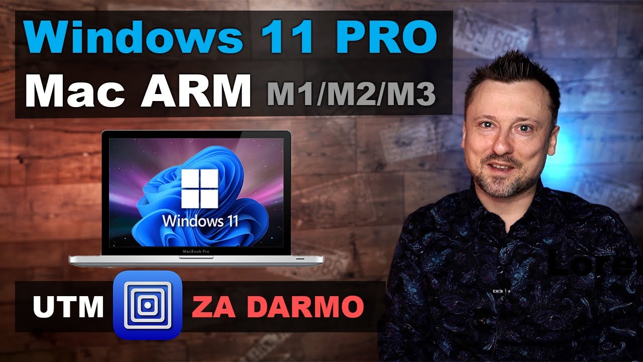 Windows 11 PRO na Mac ARM (M1, M2, M3) za pomocą UTM - za darmo