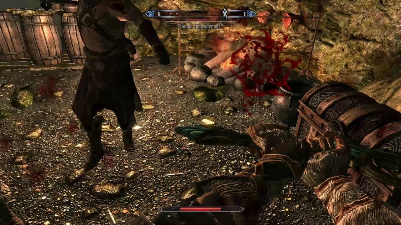 ELDER SCROLLS 5  SKYRIM  FIND SHAHVEE'S AMULET OF ZENITHAN INSIDE LOST KNIFE HIDEOUT