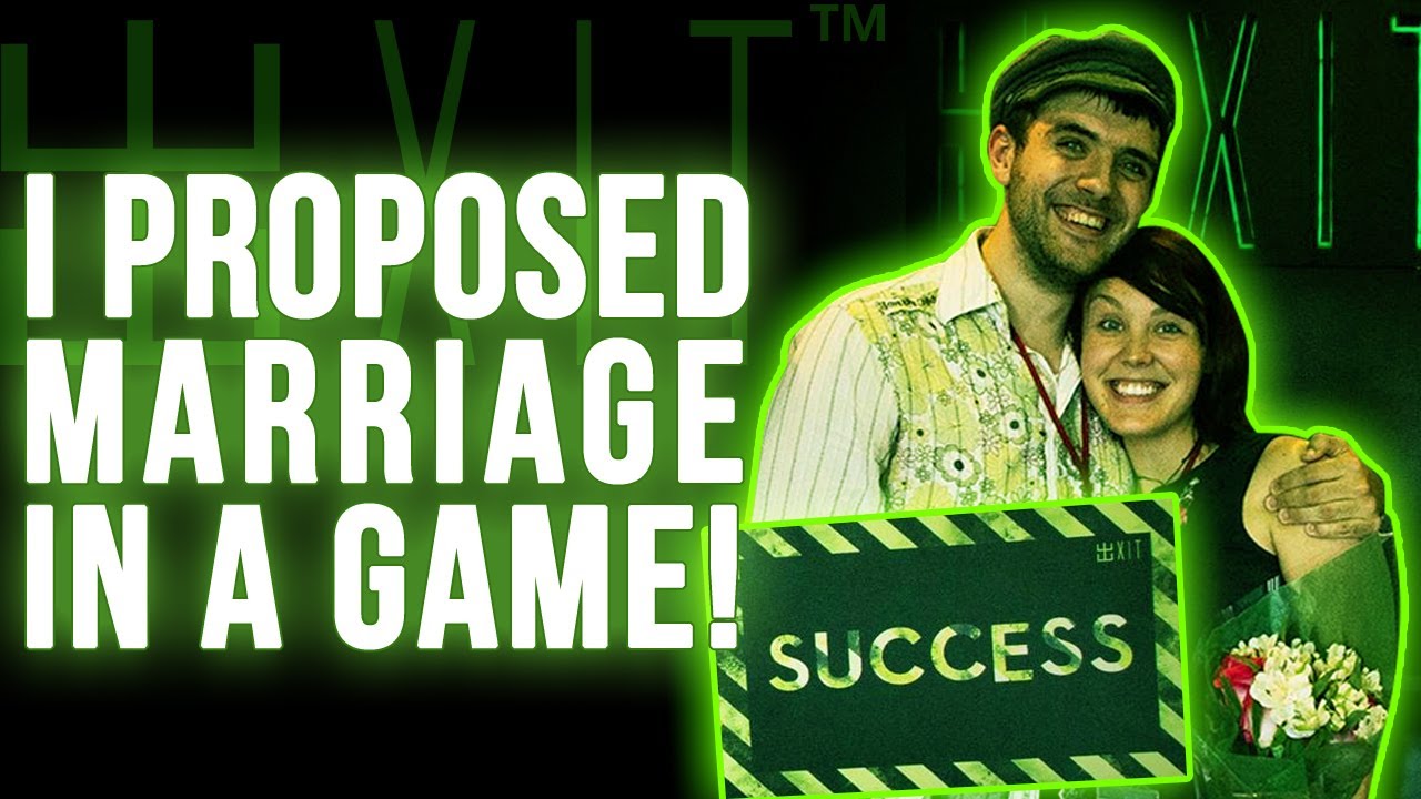 Escape Room Game Wedding Proposal Idea