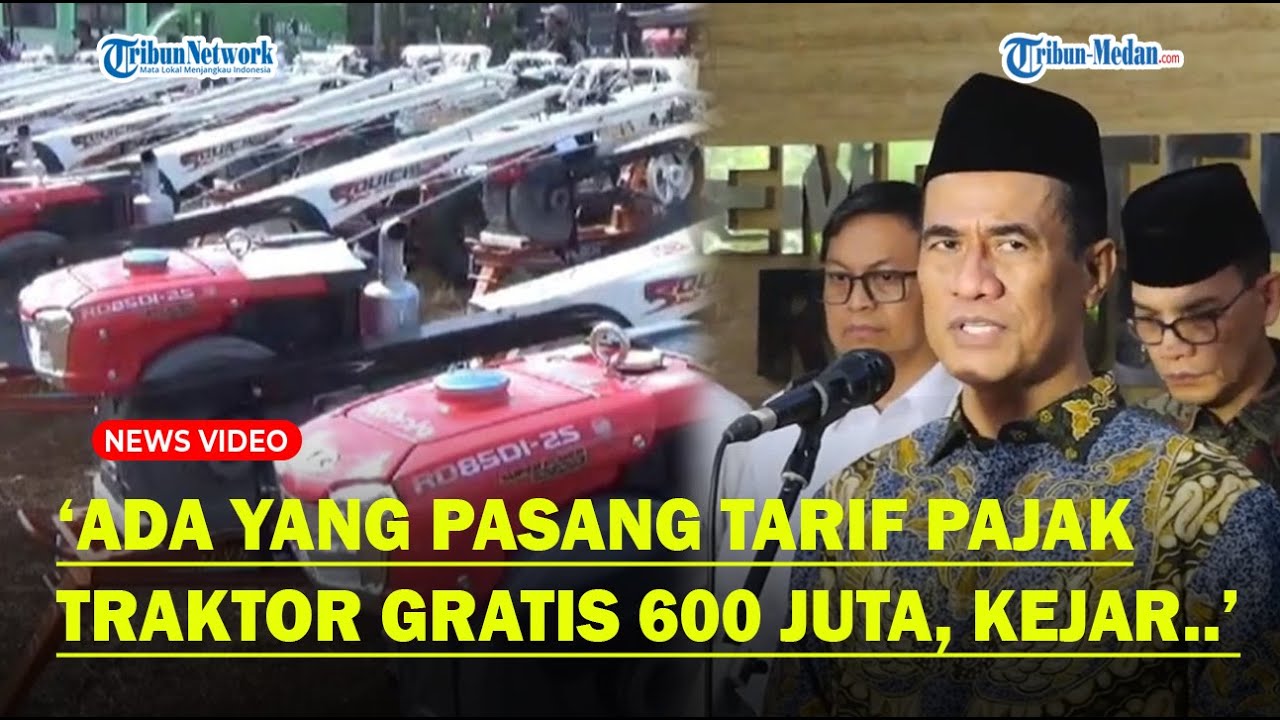 NADA TINGGI MENTERI AMRAN! Ada Oknum yang Mengaku Dirjen, Pasang Tarif Pajak Traktor Gratis 600 Juta