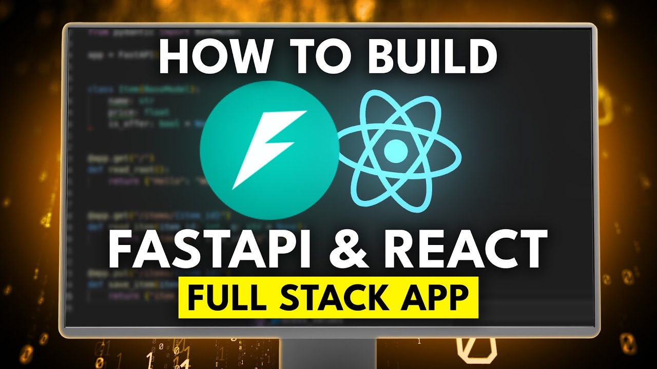 How To Build a FastAPI & React Full Stack App | Clerk, Databases, LLMs & More