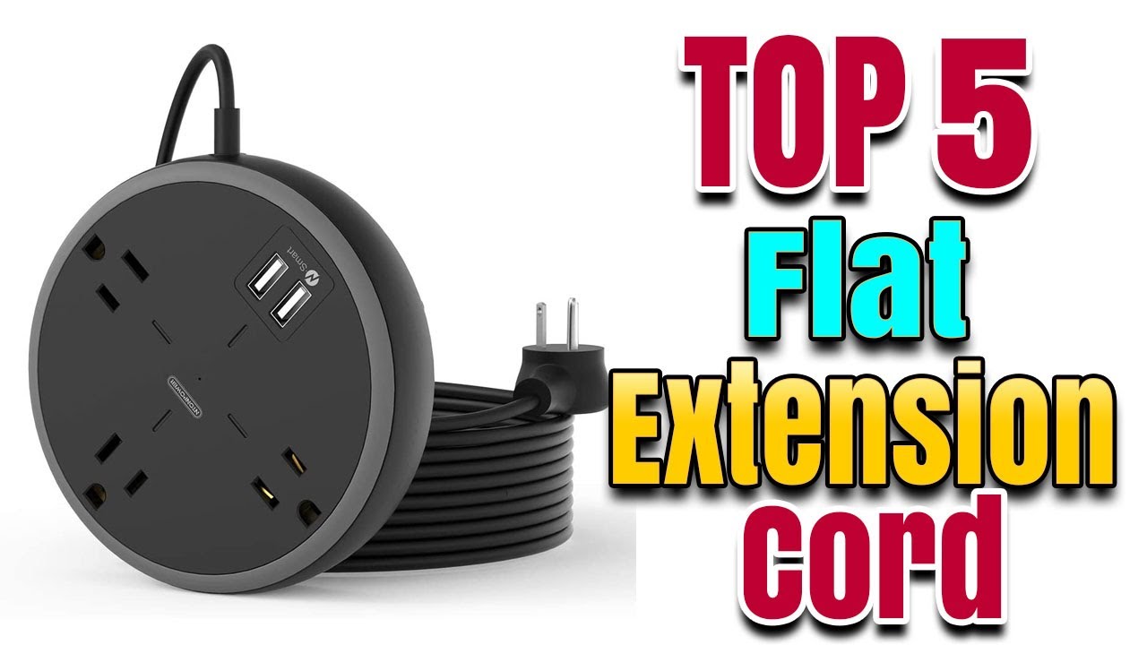Best Flat Extension Cord For Under Carpet And Rugs