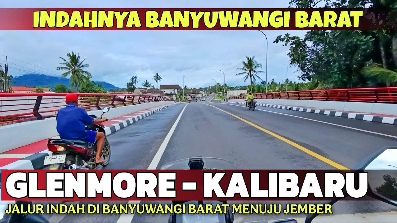 JALUR TERINDAH DI BANYUWANGI BARAT | Perjalanan Dimanjakan Hamparan Sawah dan Perbukitan Hijau 