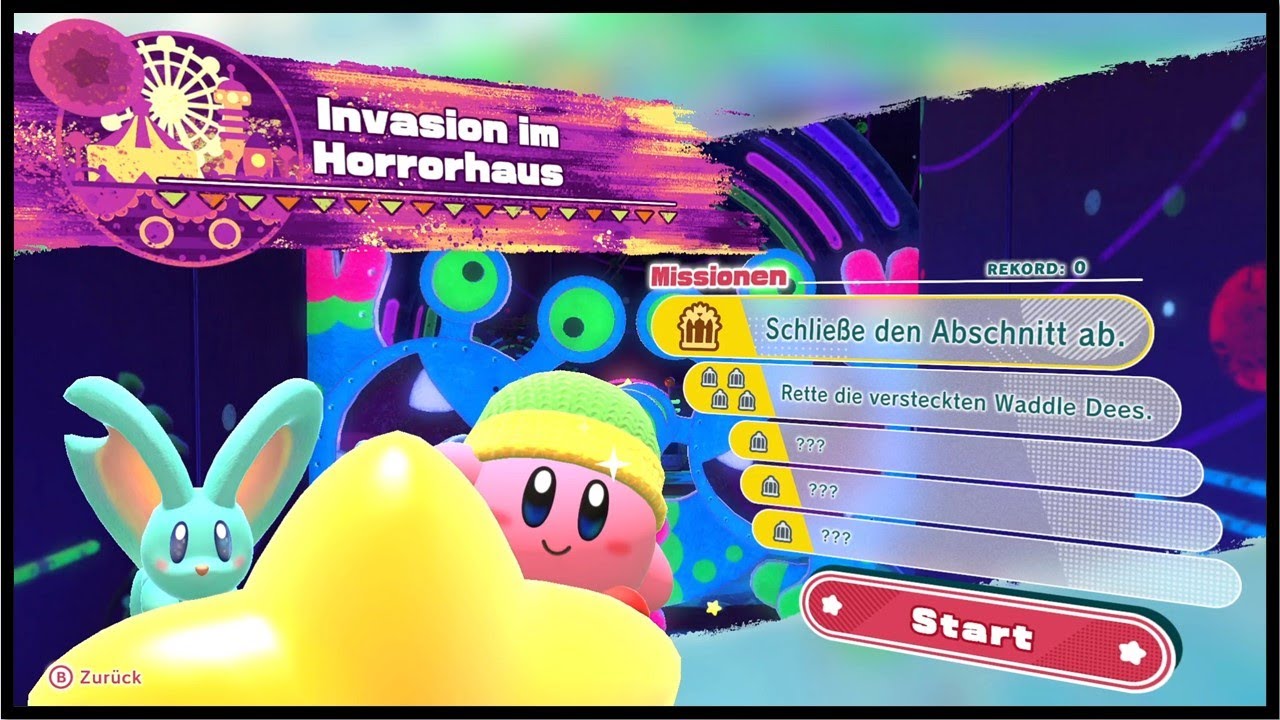 Invasion im Horrorhaus 100% - Kirby und das vergessene Land [Walkthrough]