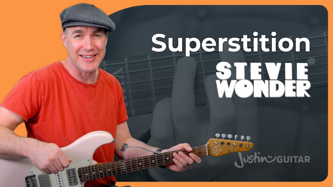 Урок игры на гитаре Superstition | Стиви Уандер — Включай свой GROOVE :)