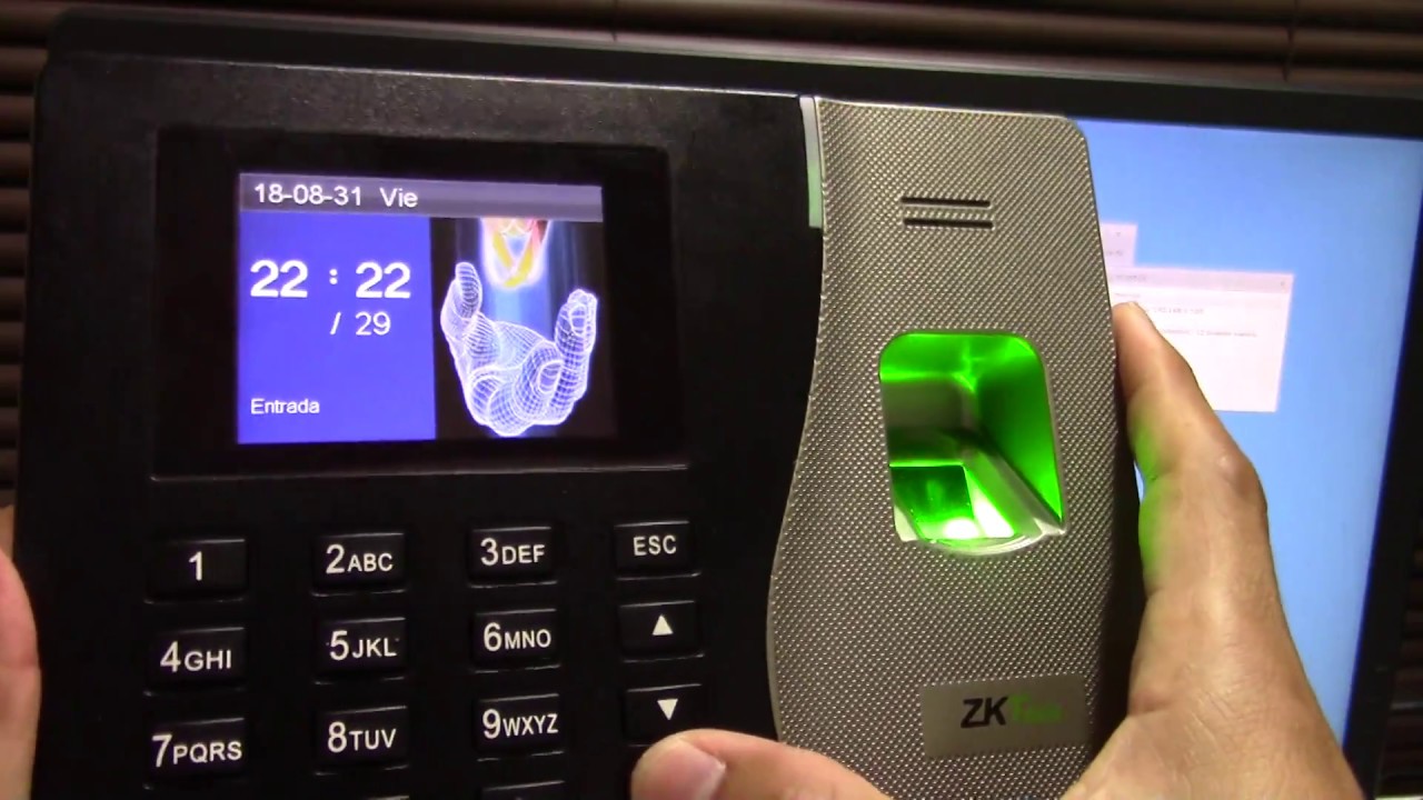 configuración  EN RED Biometrico ZK  K14 o similares