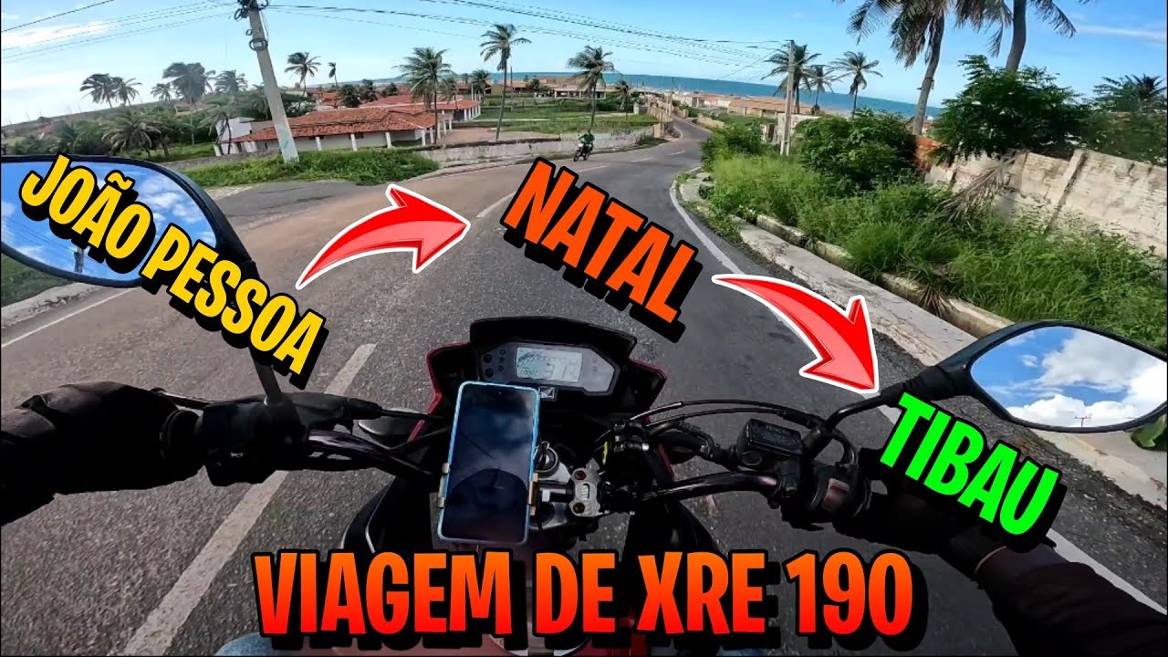 VIAGEM DE HONDA XRE 190 DE NATAL A MOSSORÓ E TIBAU-RN