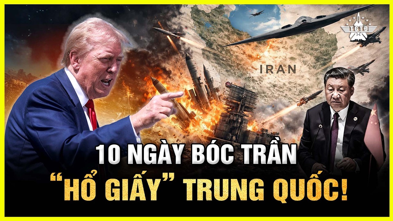 Mỹ Huỷ Diệt Kho Tên Lửa Của Iran – Công Nghệ Trung Quốc Lộ Mặt Thật Sau 10 Ngày Chiến Tranh