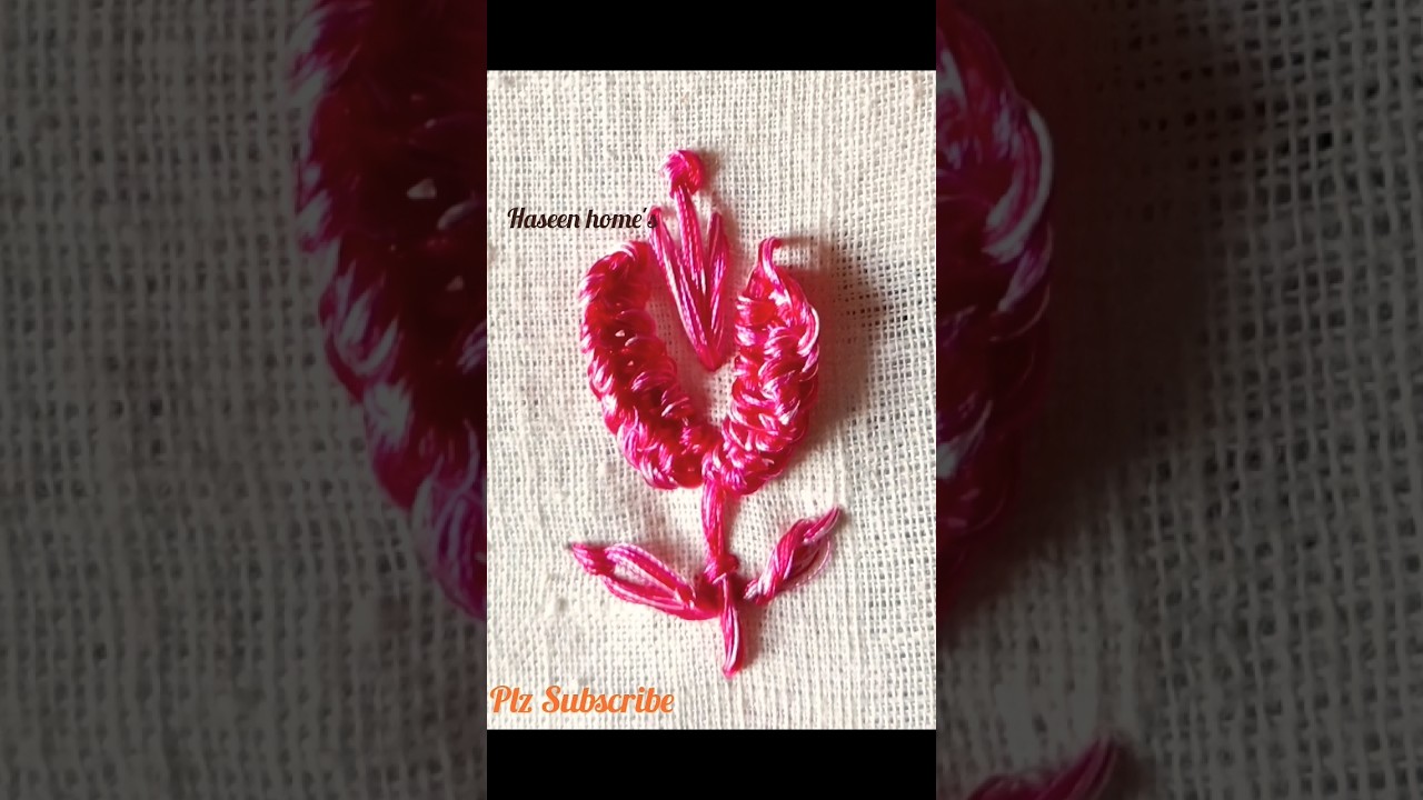 Beautiful Blanket Stitch Flower | easy for Beginners