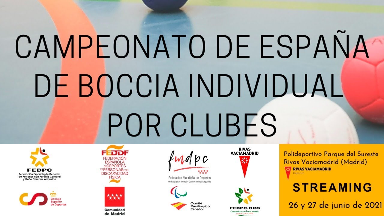 CAMPEONATO DE ESPAÑA DE BOCCIA INDIVIDUAL POR CLUBES