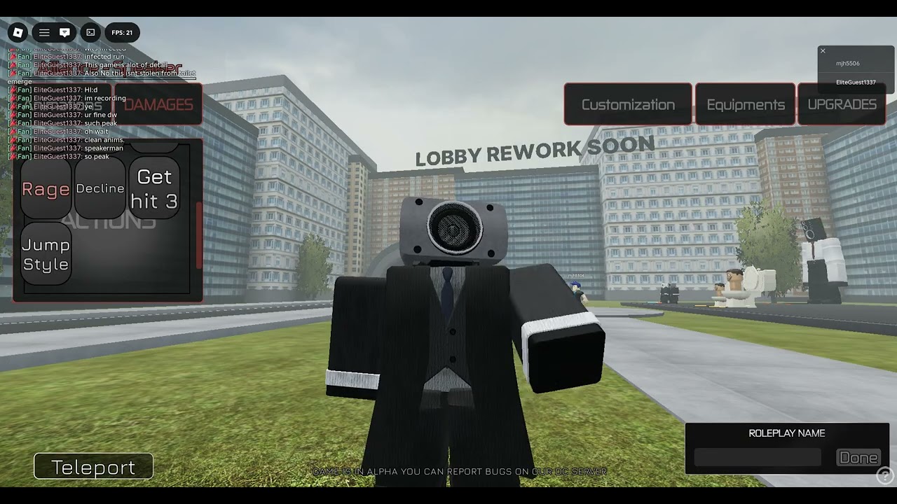 A new skibidi toilet peak game ? ||TOILET DOOMSDAY RP||