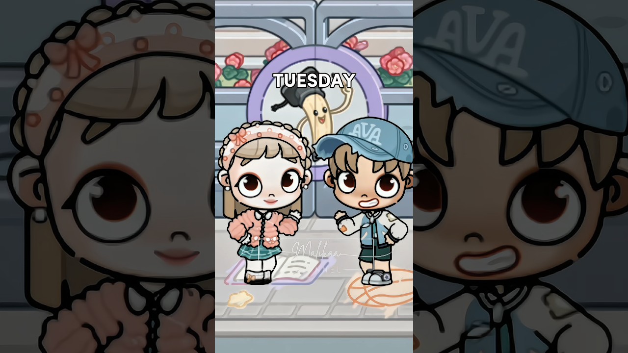 KAYRA & KIANO UNIFORMS FROM MONDAY-SATURDAY | AVATAR WORLD 