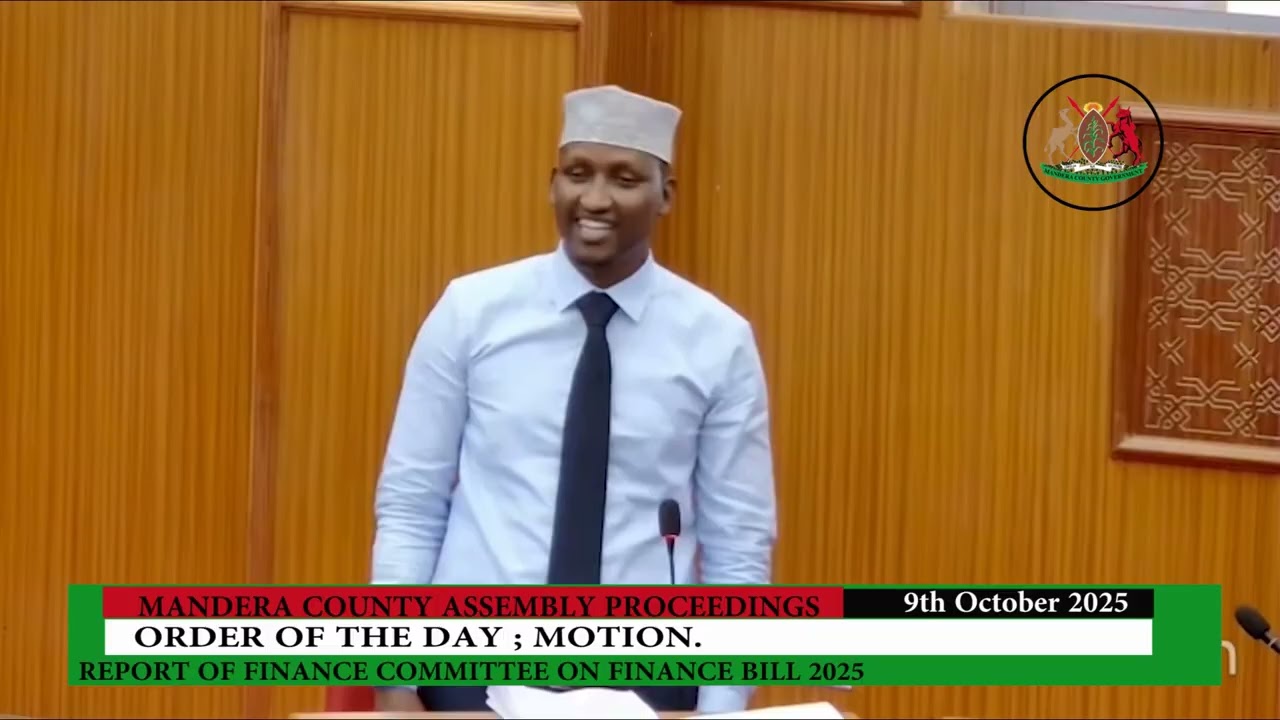 Hon. Issack Dahir's remarks on The Finance Bill 2025.