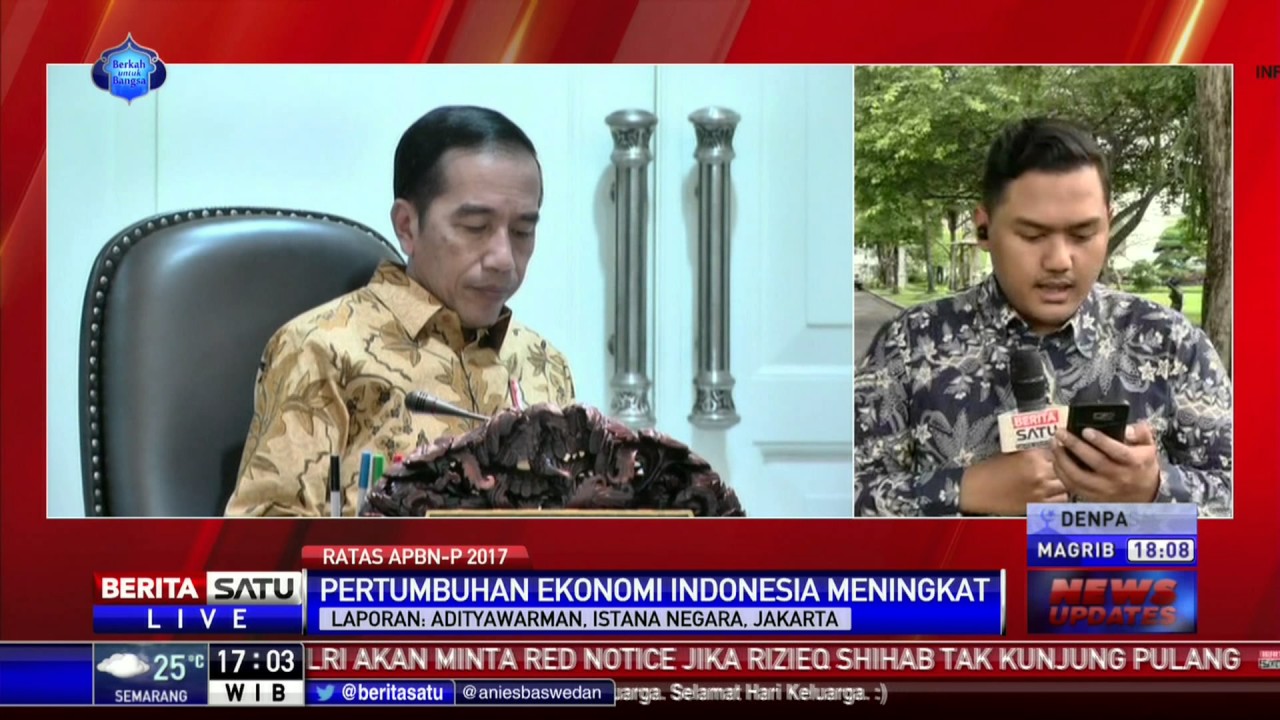 Jokowi-JK Bersama Kabinet Kerja Gelar Ratas APBNP 2017