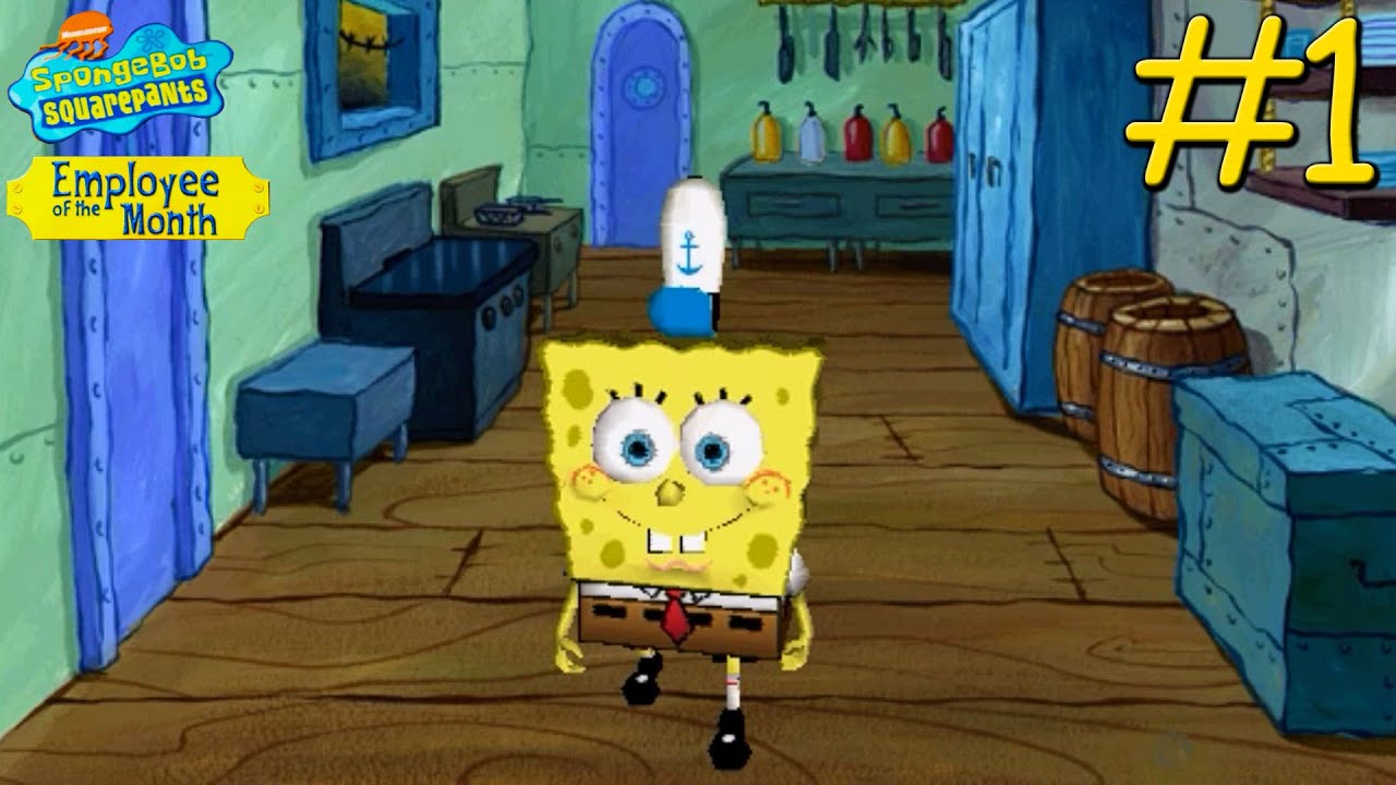 SpongeBob SquarePants: Employee of the Month - PC Walkthrough Gameplay Chapter 1