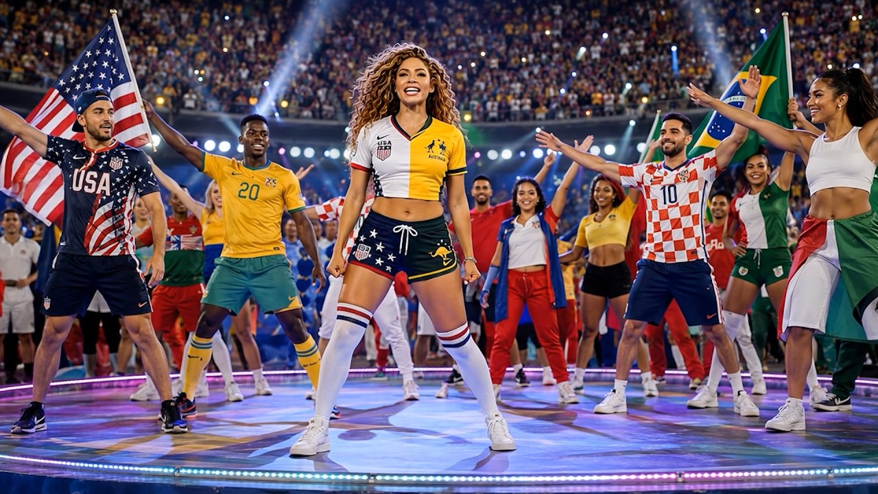 Shakira Style &ndash; USA vs Australia | Match Opening Ceremony Song | World Cup 2026