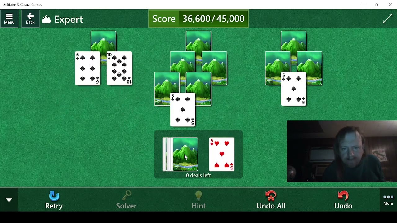 Playing Microsoft Solitaire Collection Part 1854!!!