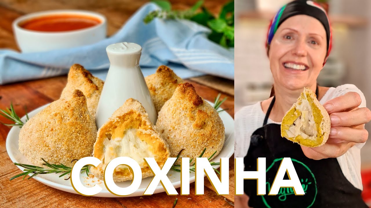 Receita de Coxinha Vegana | Versão mais Saudável sem Fritar