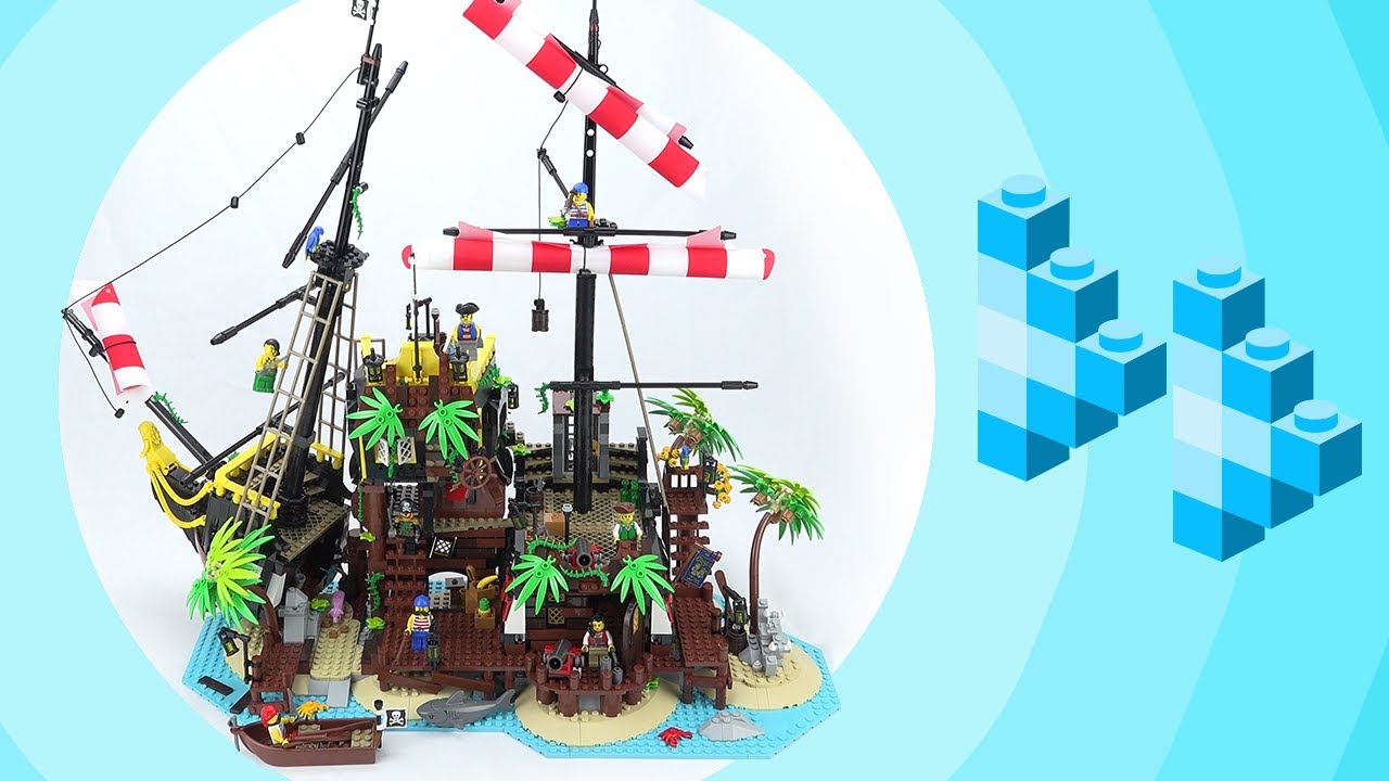 Fast Forward building The Pirates of Barracuda Bay [Lego 21322 Timelapse]