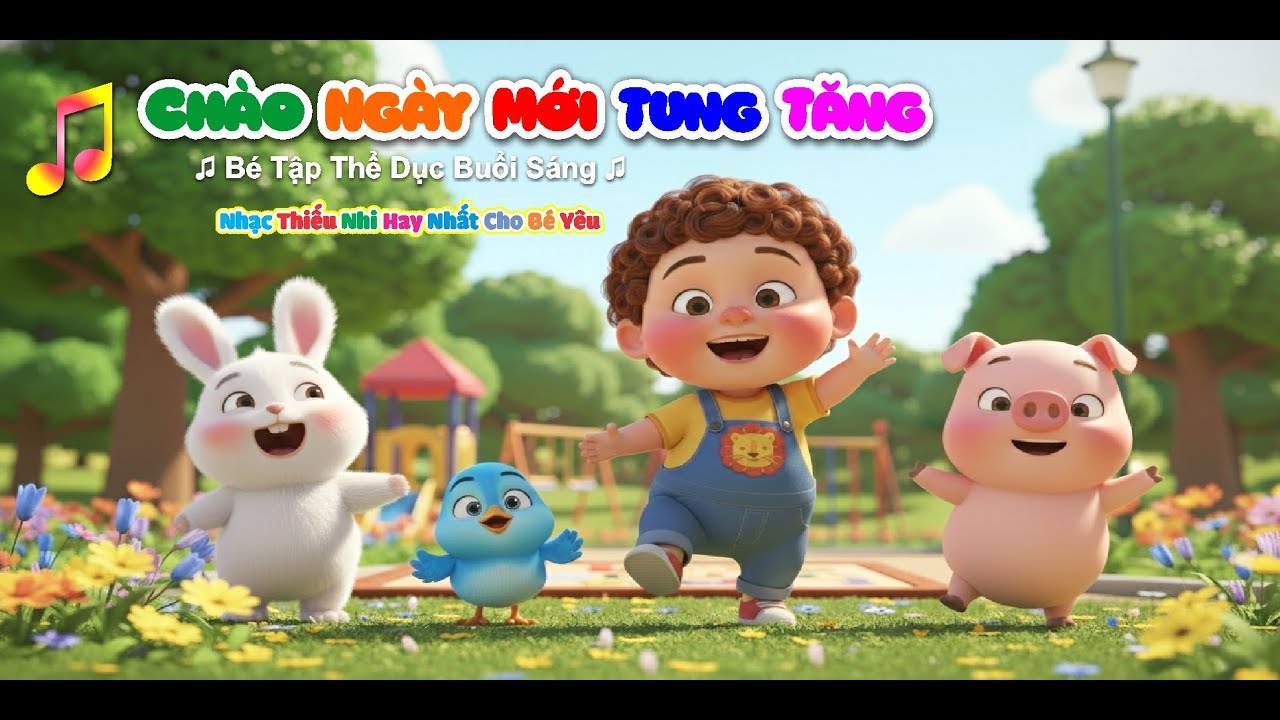 Chào Ngày Mới Tung Tăng - ♫ Bé Tập Thể Dục Buổi Sáng - Nhạc Thiếu Nhi Sôi Động 2026