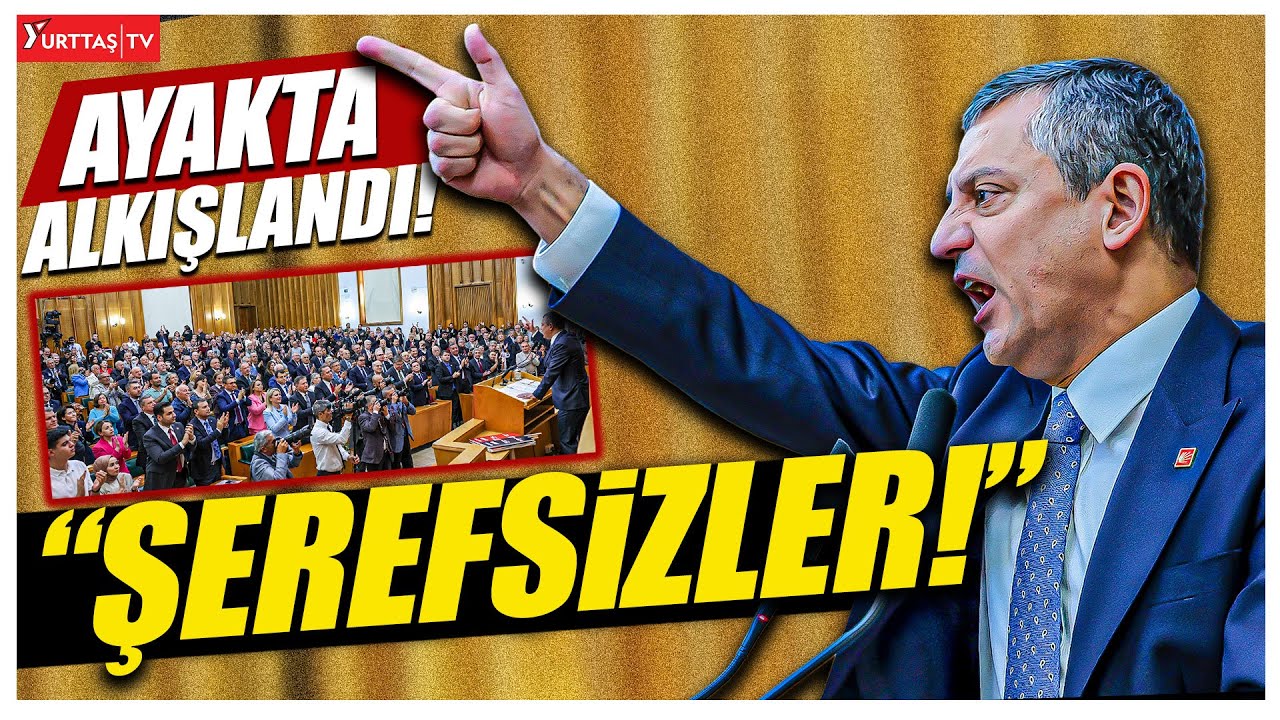 Özgür Özel'den ayakta alkışlanan konuşma! 