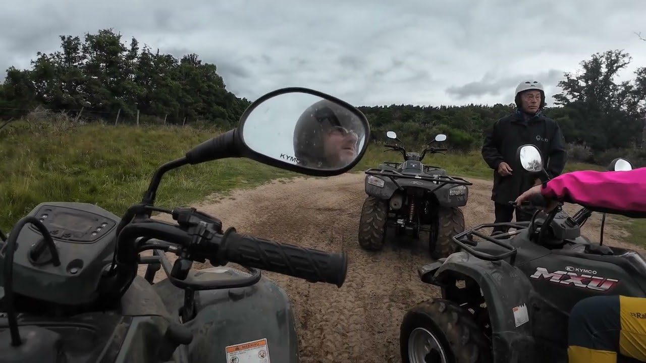 Quad biking Dalraddy campsite, August 2025