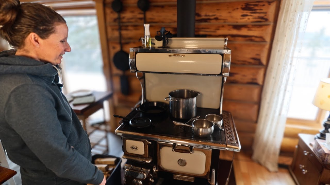 Wood Cookstove Cooking  with a 95-Year-Old Waffle Iron (Plus My Dad’s Mac & Cheese)