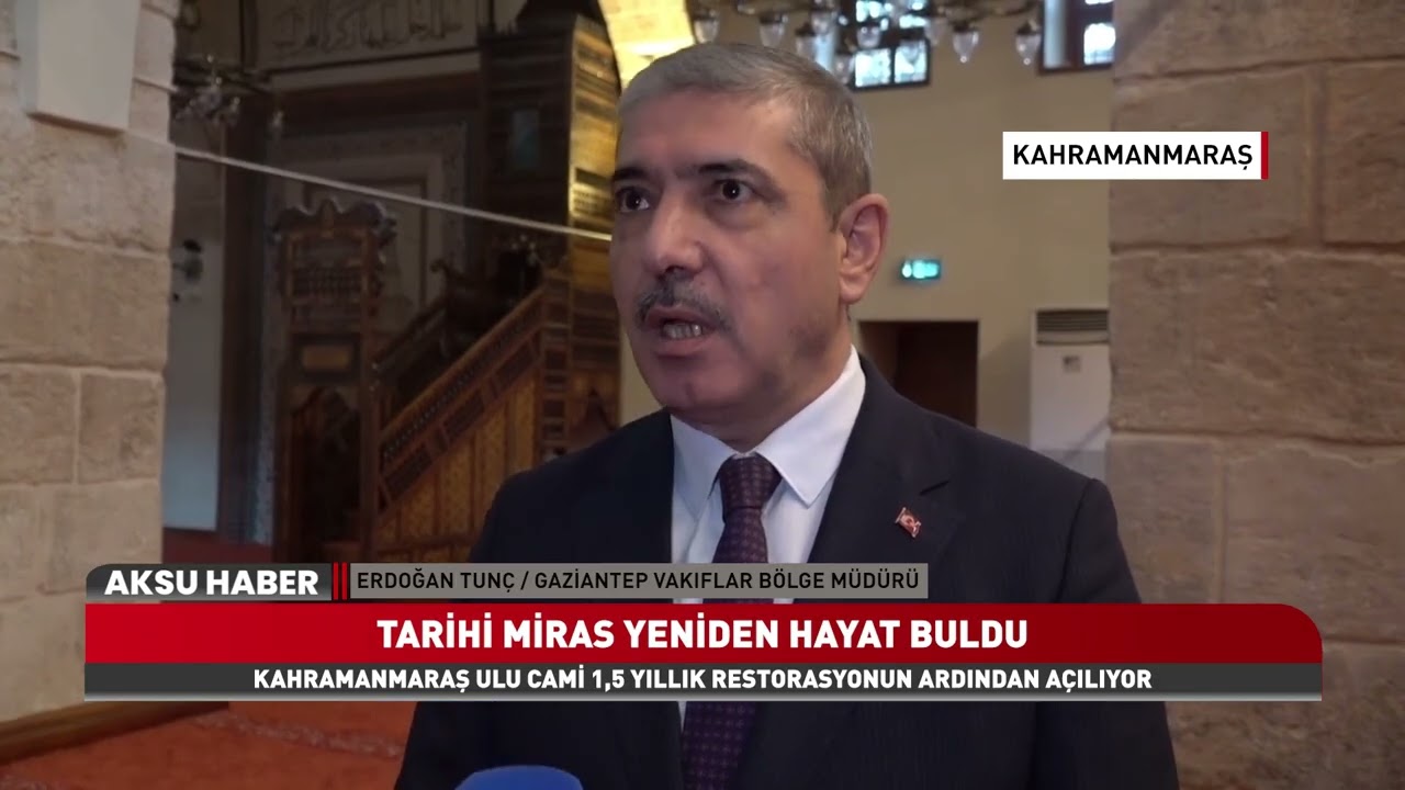 581 Yıllık Tarih Yeniden Ayağa Kalktı! Ulu Cami Kadir Gecesi’nde İbadete Açılıyor