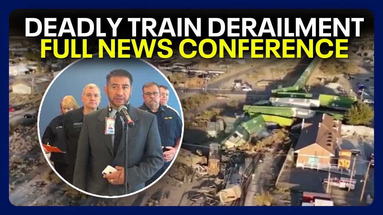 Train derailment in Pecos, TX: FULL NEWS CONFERENCE