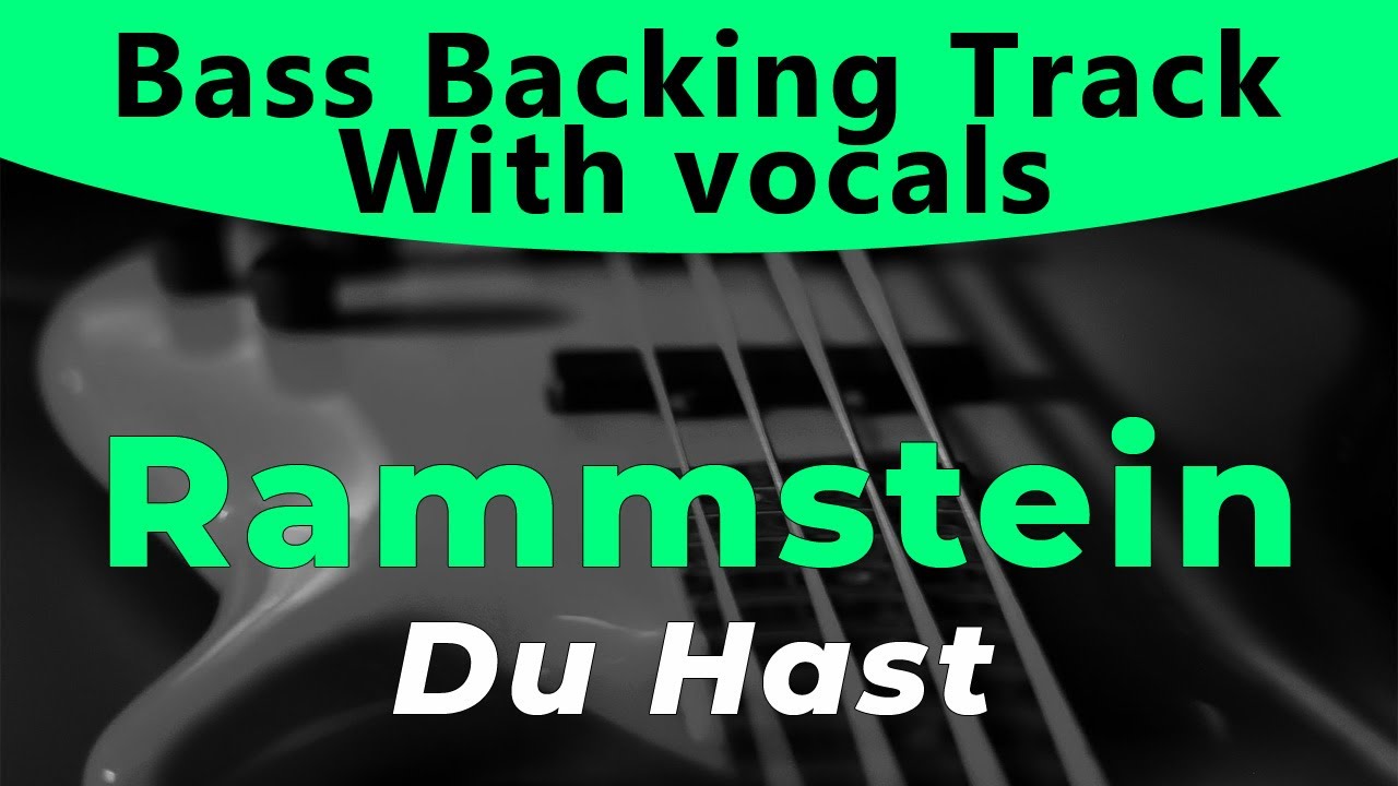 Rammstein - Du Hast (Bass backing track - Bassless)