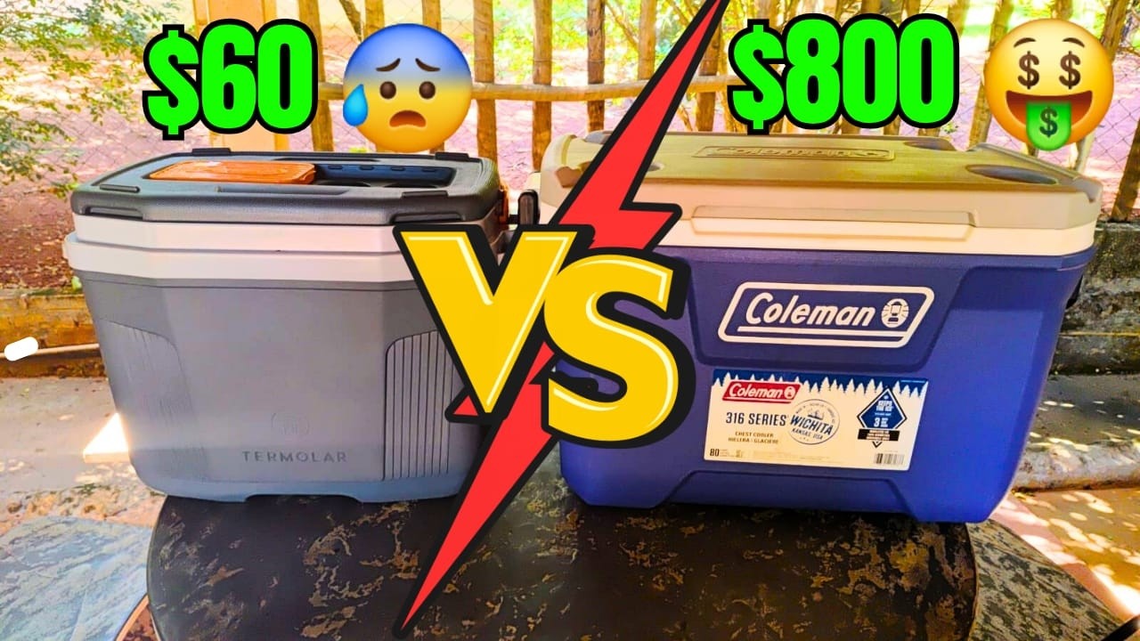 40 horas teste TERMOLAR x COLEMAN caixa térmica/cooler #camping