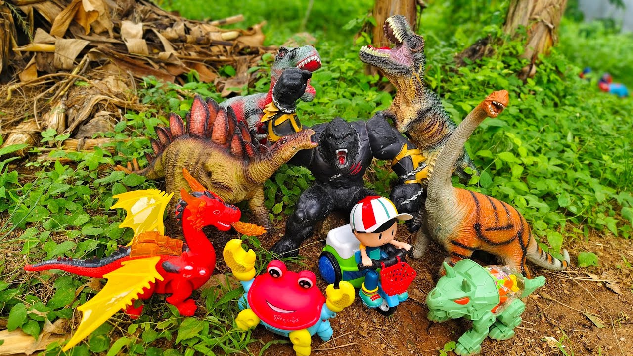 Dinosaurus Jurassic World Dominion: T-rex/ Brachiosaurus/ Skibidi/ Spider-Man/ KingKong/ KingGidorah