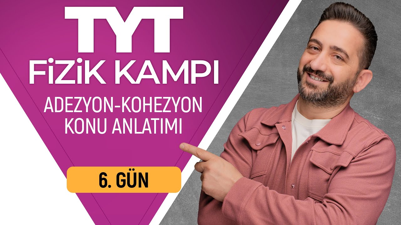 Adezyon-Kohezyon Konu Anlatımı | 50 Günde TYT Fizik Kampı