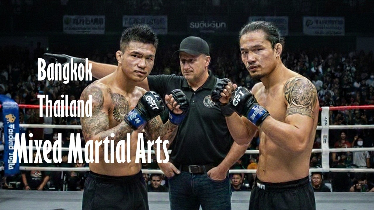 🇹🇭MMA-MuayThai Fight Bangkok? Worth It? | Backpacker | Knockouts Street Burger Bike Fights Bargain