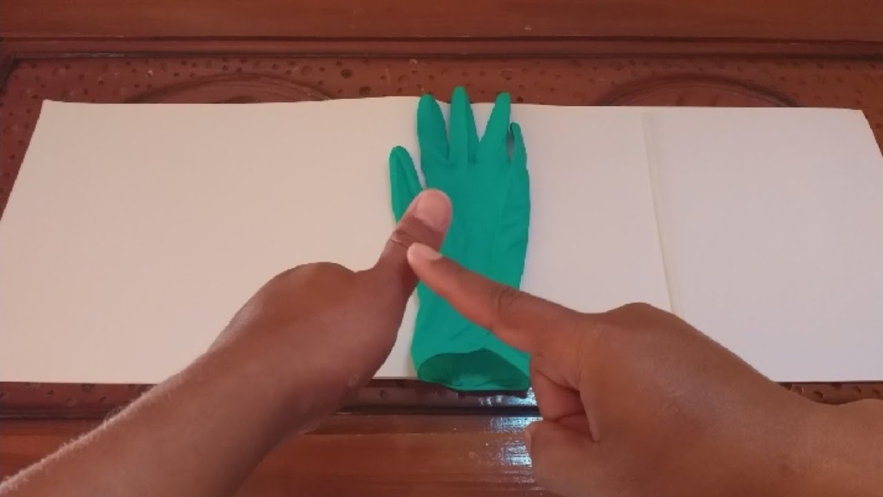 AMAZING IDEA WITH BLUE GLOVES