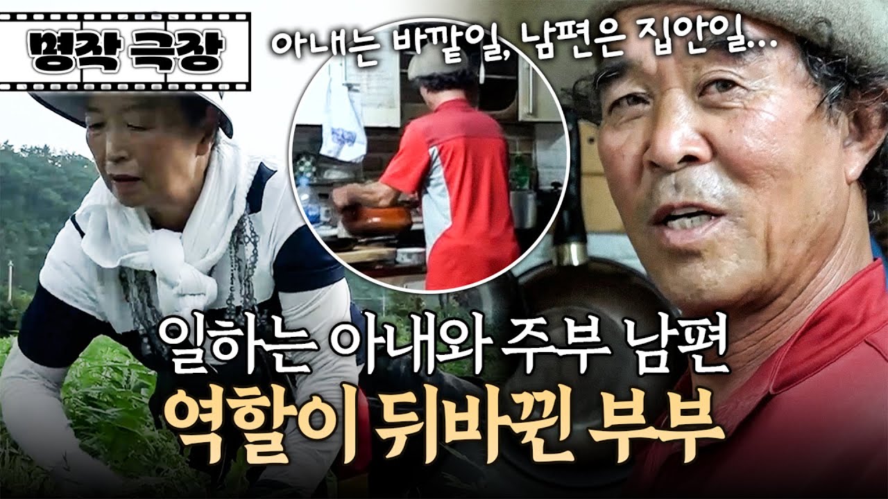 전통적인 부부에서 벗어나 밖에서 농사일하는 가장 아내와 집에서 살림하는 주부 남편 | 사노라면 명작극장 285-1