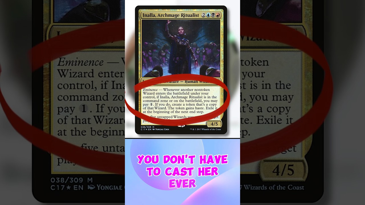 Why isn’t Inalla played more in cEDH? Agree or Disagree: Eminence is a broken effect in Command Zone