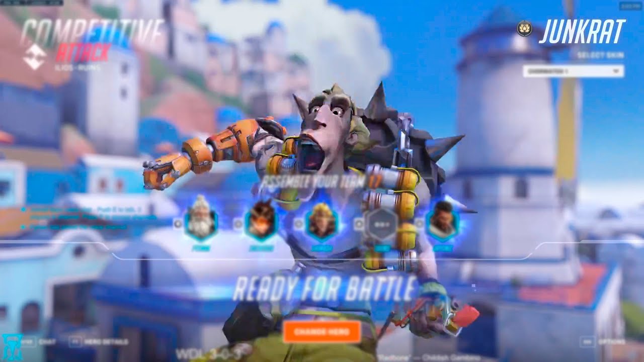 AQUAMARINE #1 JUNKRAT ONE TRICK - OVERWATCH 2 SEASON 10 TOP 500