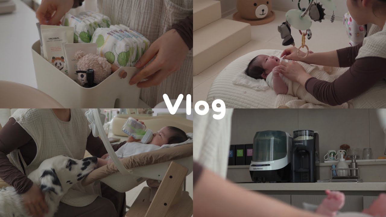 A REAL DAY IN THE LIFE WITH A NEWBORN BABY 👶🏻 MOM VLOG