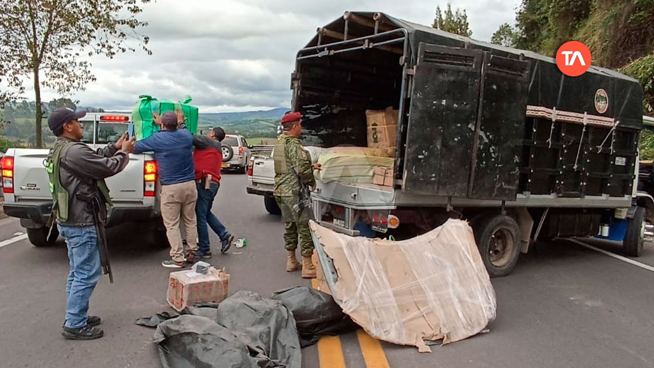 Enfrentamientos a bala por la lucha contra el contrabando en Carchi