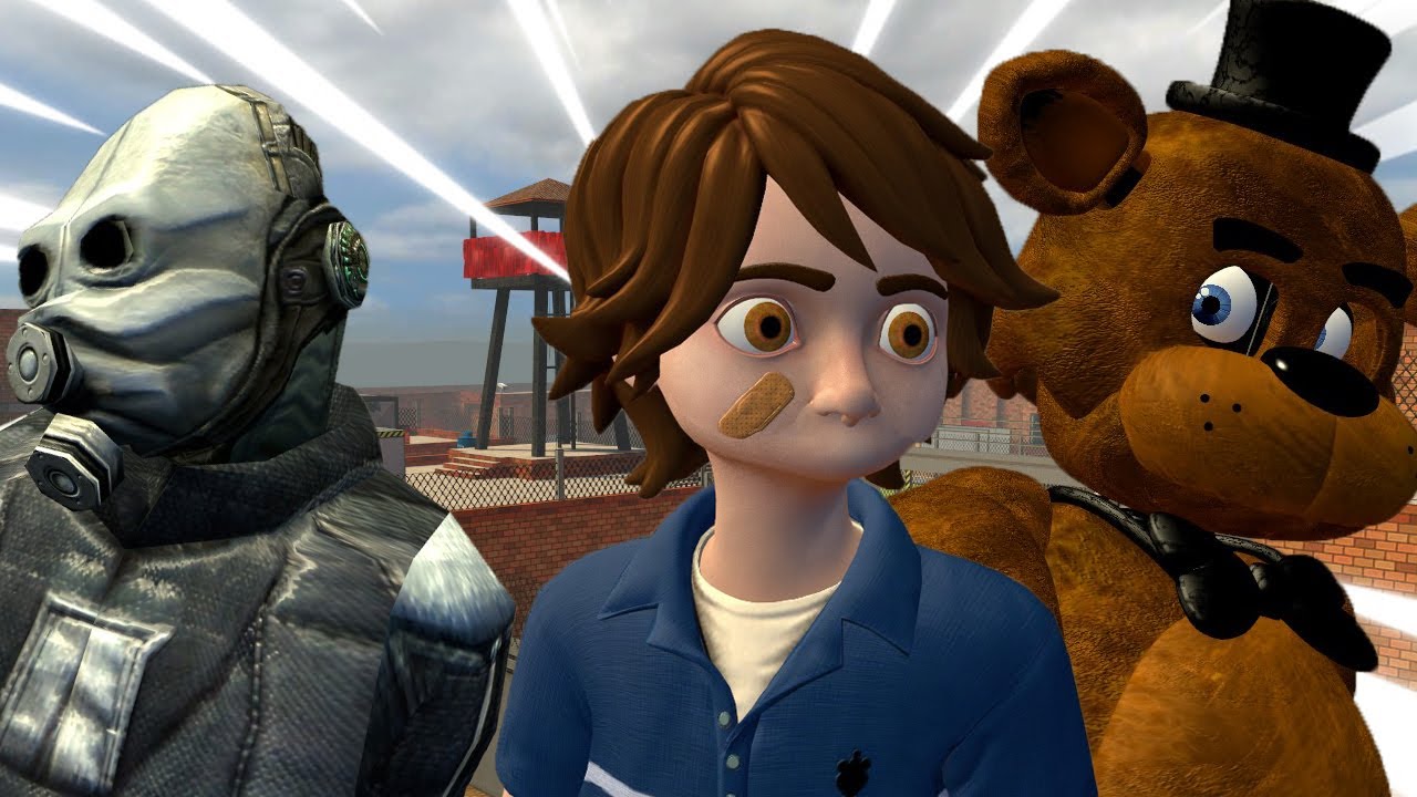 Gregory BREAKS OUT OF JAIL! (GMOD FNAF SECURITY BREACH)