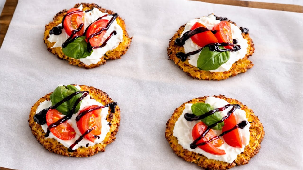 This Tastes Like Italy on a Plate — Carrot Fritters with Burrata! No Flour!