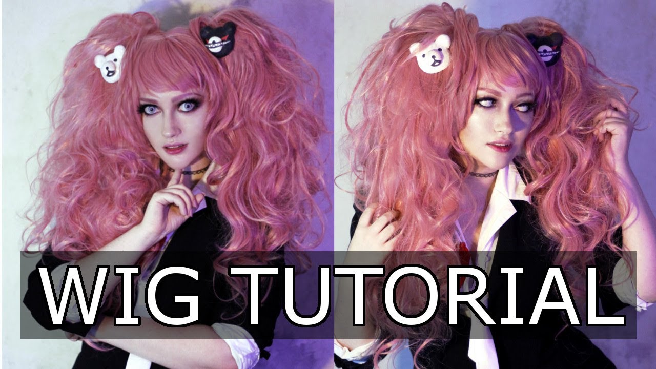 Junko Enoshima Wig Styling Tutorial- Danganronpa Cosplay!