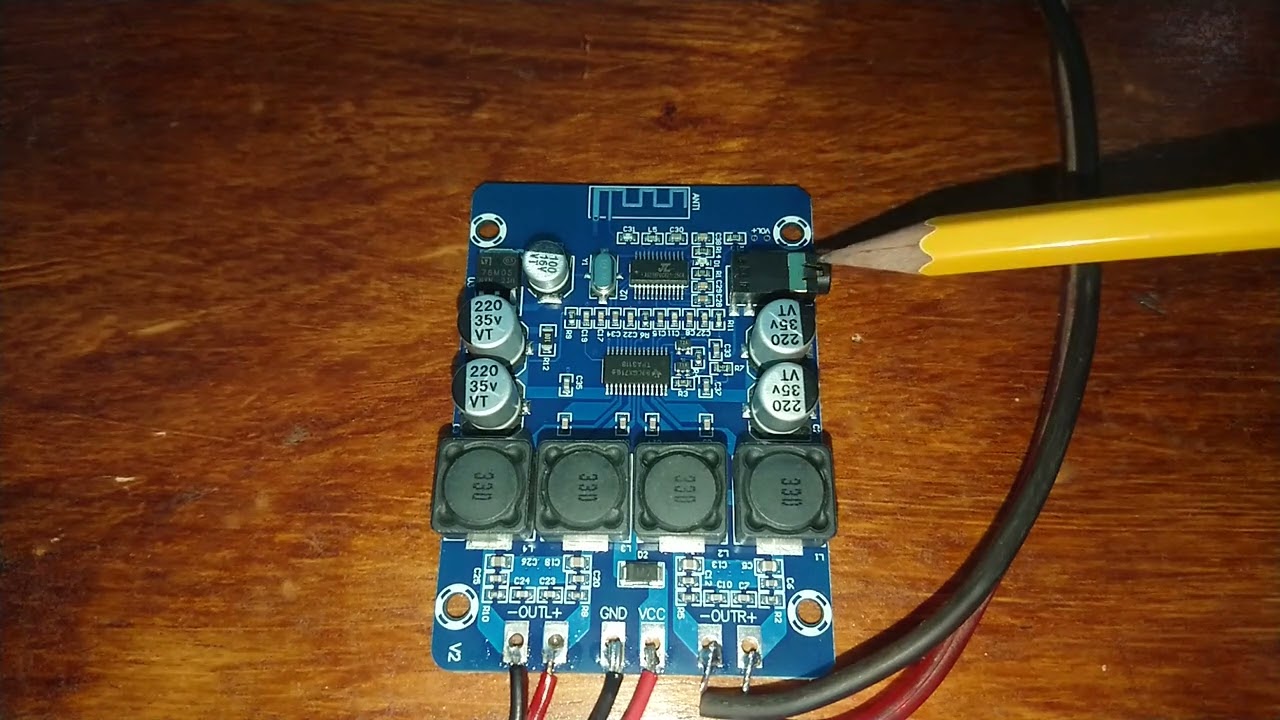 AMPLIFICADOR AUDIO TPA3118, DE ALIEXPRESS + TES DE SONIDO