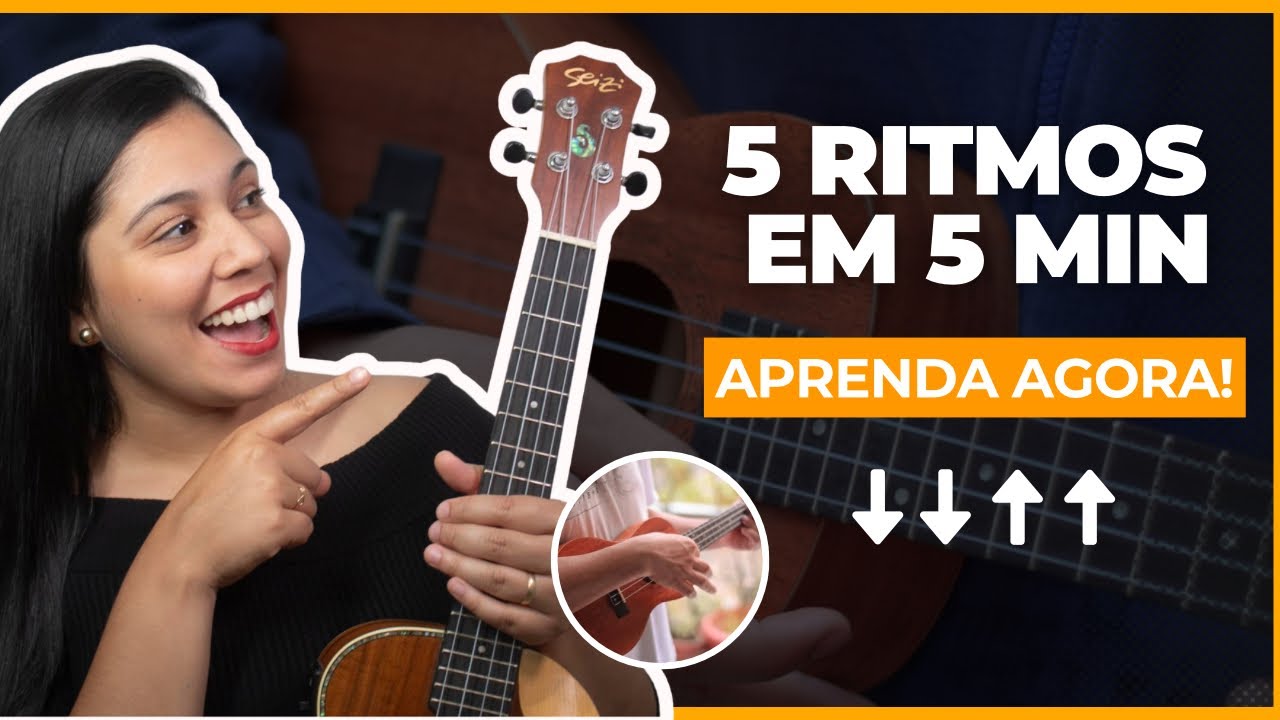 5 RITMOS no UKULELE em 5 minutos