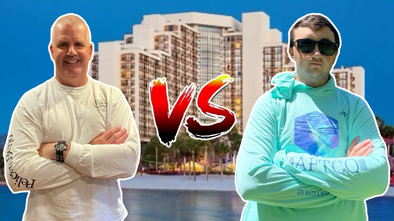 DAD VS SON FLORIDA FISHING CHALLENGE! (Golf course pond)