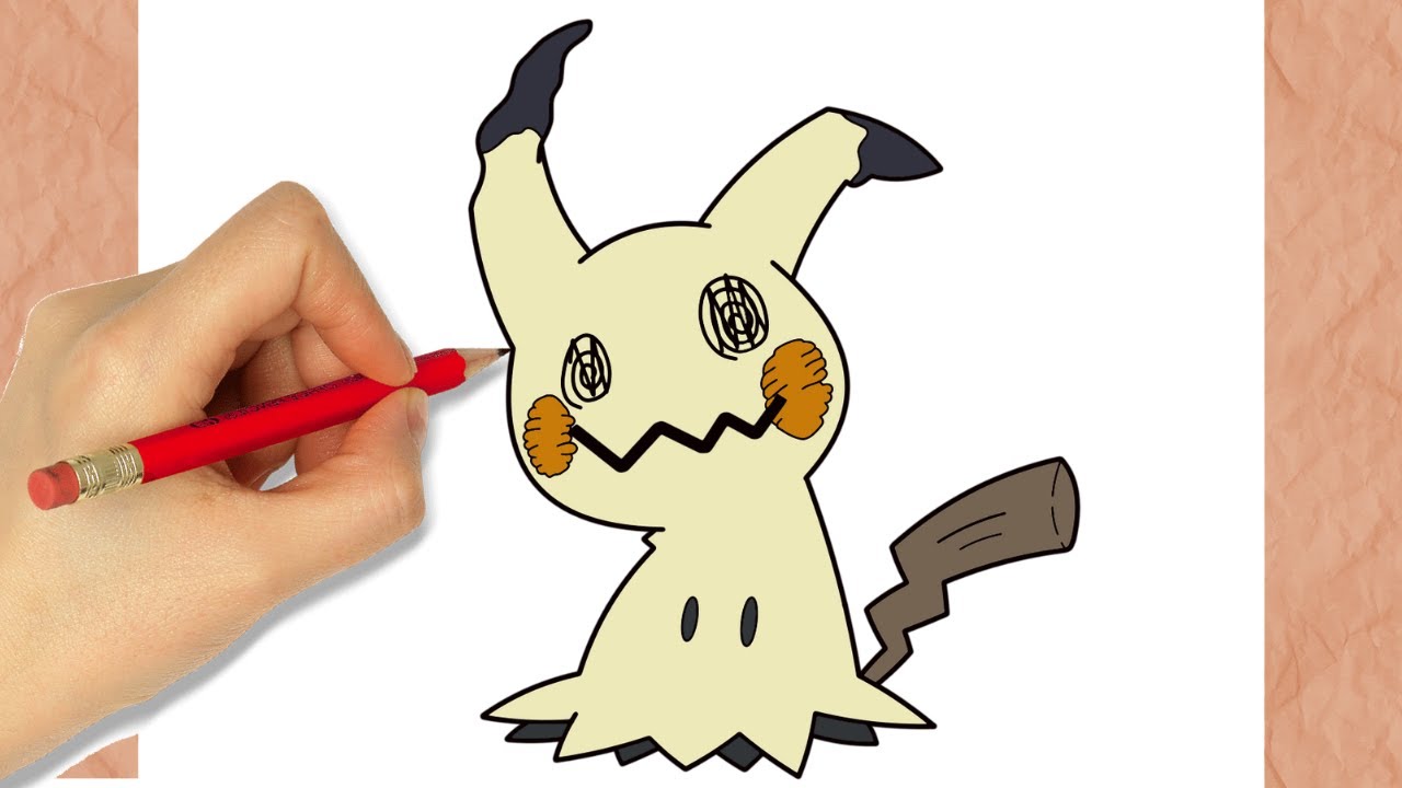 Como Dibujar o Pokemon Mimikyu I Facil I paso a paso