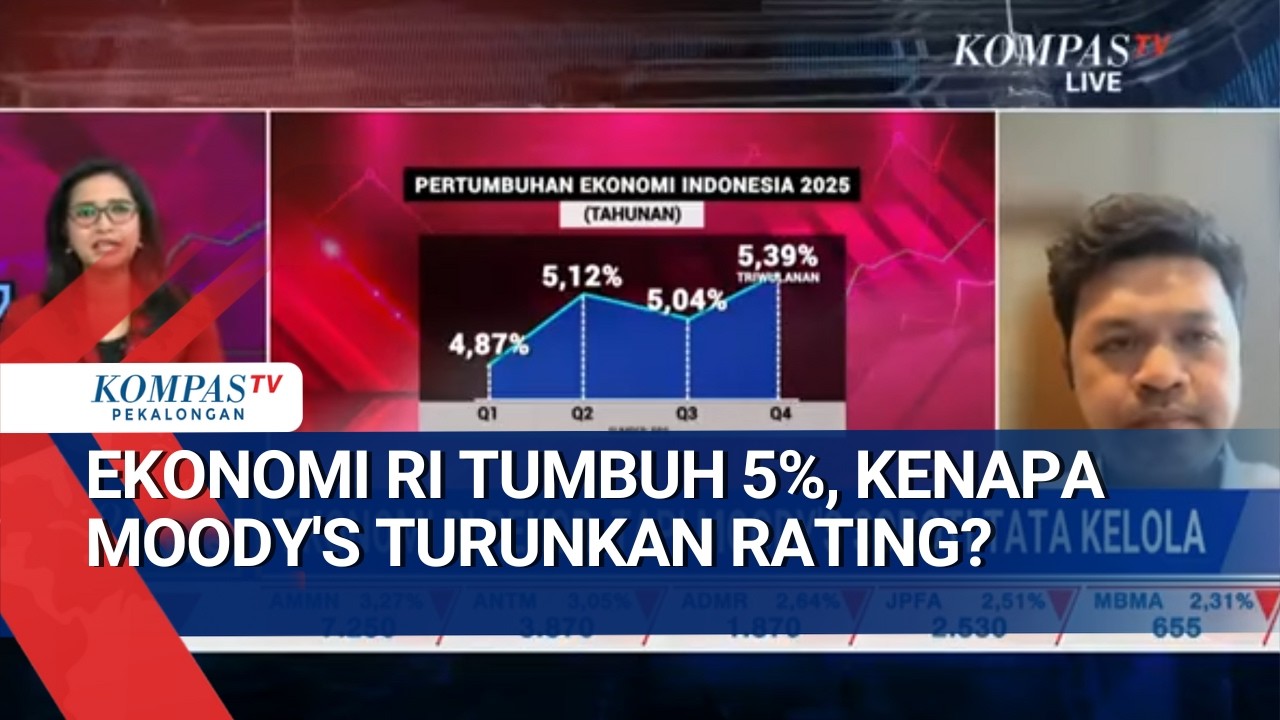 Fakta vs Rating: Ekonom Jelaskan Kontradiksi Pertumbuhan 5,11% & Peringatan Moody's